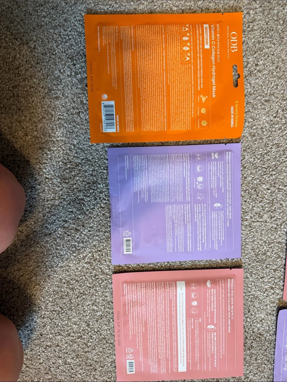 Biodance Rejuvenating Sheet Mask Duo - Pink & Purple Hydration Set